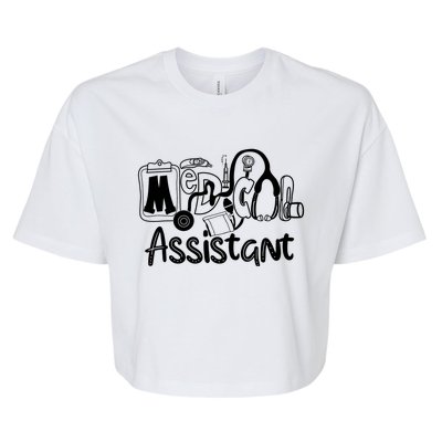 Medical Assistant Bella+Canvas Jersey Crop Tee