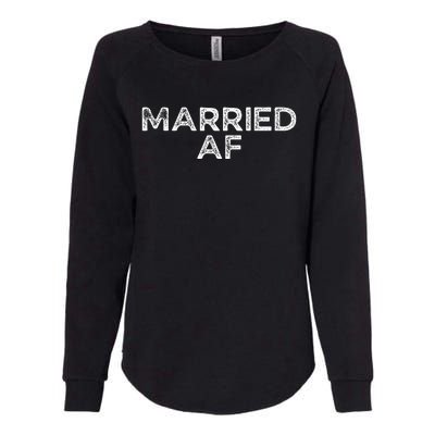 Married AF Womens California Wash Sweatshirt