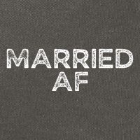 Married AF Cotton Canvas Backpack