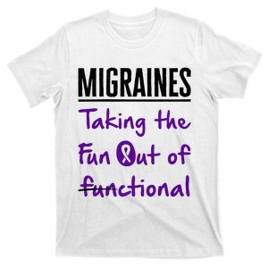 Migraine Awareness Month Fighter Hemiplegic  T-Shirt