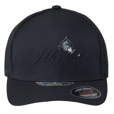 Moonlit Acreage Flexfit Unipanel Trucker Cap