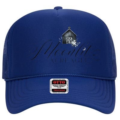 Moonlit Acreage High Crown Mesh Back Trucker Hat