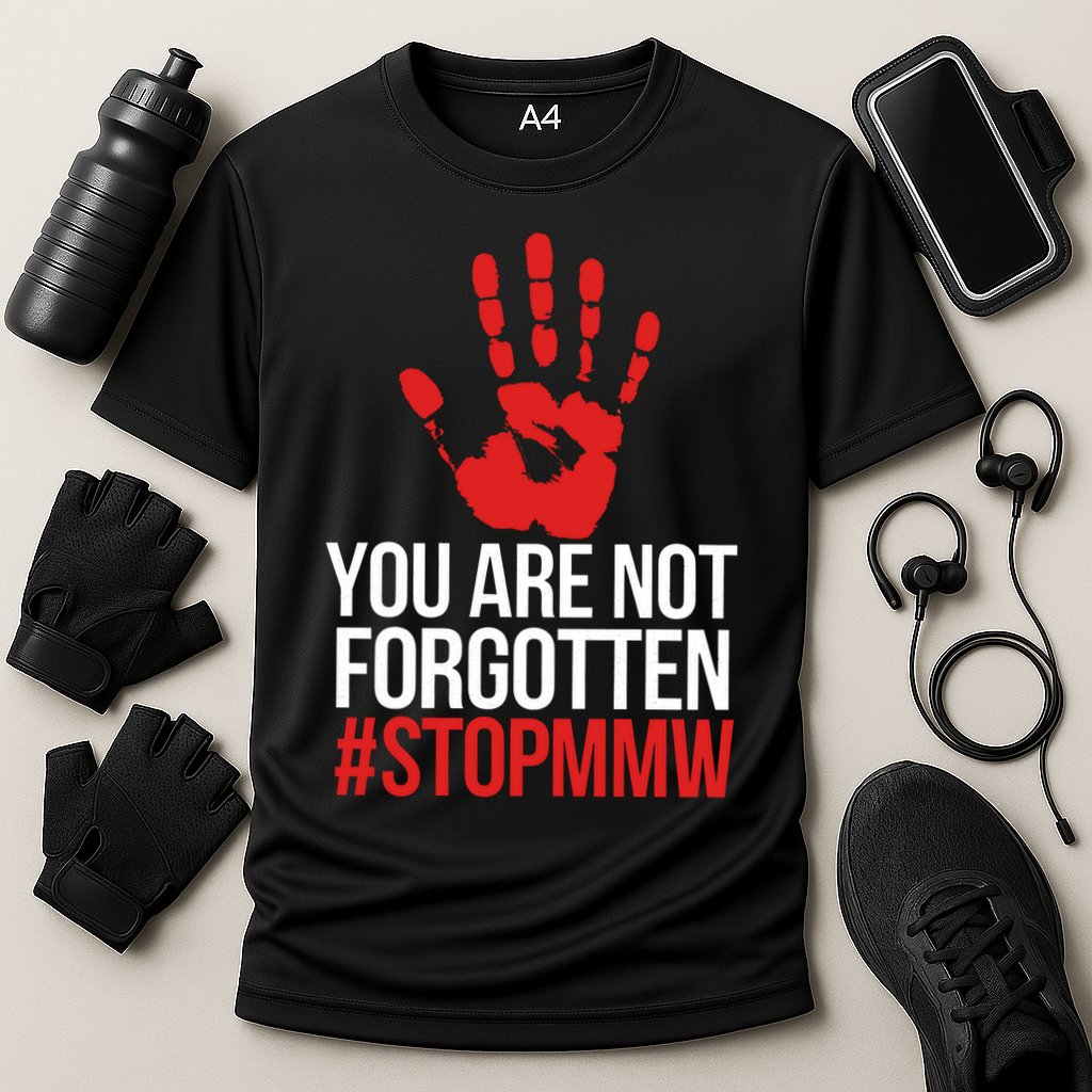 Missing and murdered indigenous women stop MMW Performance Shirt