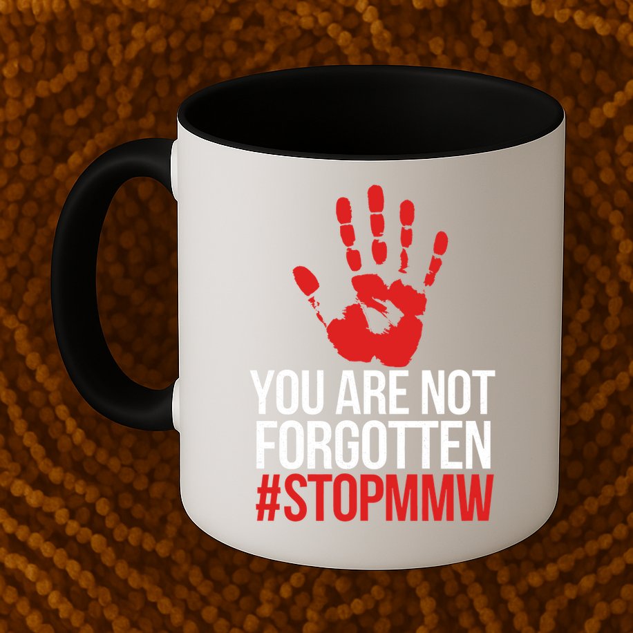 Missing and murdered indigenous women stop MMW Mug