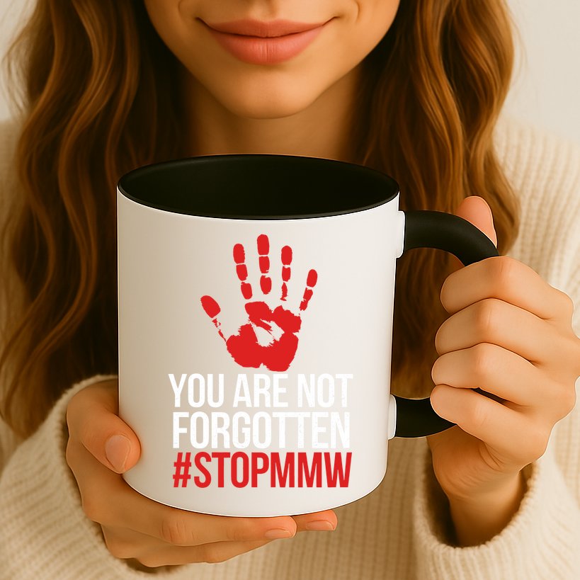 Missing and murdered indigenous women stop MMW Mug