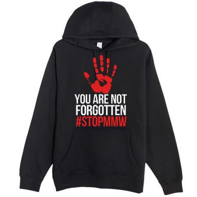 Missing and murdered indigenous women stop MMW Premium Pullover Hoodie