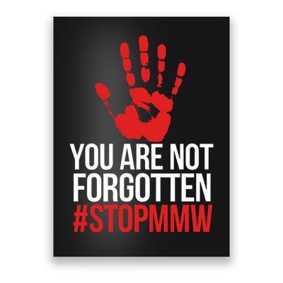 Missing and murdered indigenous women stop MMW Poster