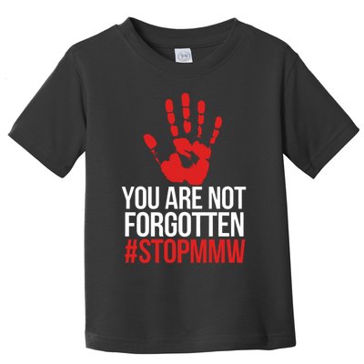 Missing and murdered indigenous women stop MMW Toddler T-Shirt