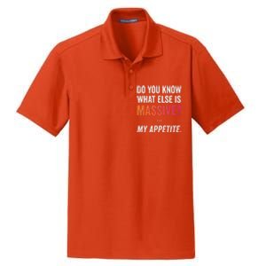 Massive Appetite Meme Funny Food Lover Humor Meme Dry Zone Grid Polo