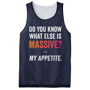 Massive Appetite Meme Funny Food Lover Humor Meme Mesh Reversible Basketball Jersey Tank