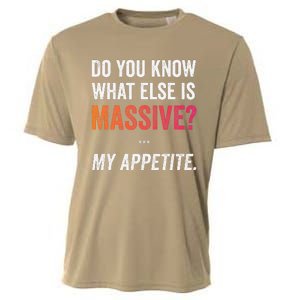 Massive Appetite Meme Funny Food Lover Humor Meme Cooling Performance Crew T-Shirt