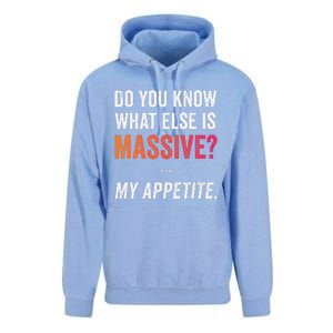 Massive Appetite Meme Funny Food Lover Humor Meme Unisex Surf Hoodie