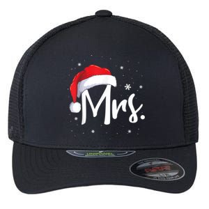 Mr And Mrs Claus Couples Matching Christmas Pajamas Santa Cool Gift Flexfit Unipanel Trucker Cap