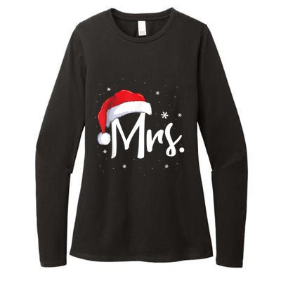 Mr And Mrs Claus Couples Matching Christmas Pajamas Santa Cool Gift Womens CVC Long Sleeve Shirt