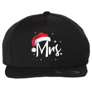 Mr And Mrs Claus Couples Matching Christmas Pajamas Santa Cool Gift Wool Snapback Cap