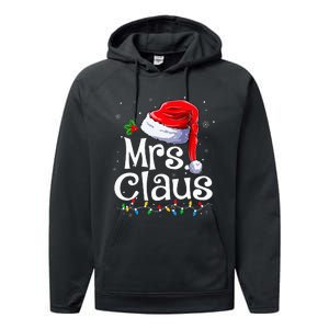 Mr And Mrs Claus Couples Matching Christmas Pajamas Santa Performance Fleece Hoodie