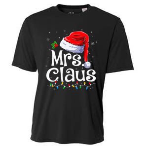 Mr And Mrs Claus Couples Matching Christmas Pajamas Santa Cooling Performance Crew T-Shirt