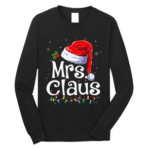 Mr And Mrs Claus Couples Matching Christmas Pajamas Santa Long Sleeve Shirt