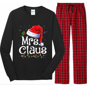 Mr And Mrs Claus Couples Matching Christmas Pajamas Santa Long Sleeve Pajama Set