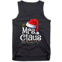 Mr And Mrs Claus Couples Matching Christmas Pajamas Santa Tank Top