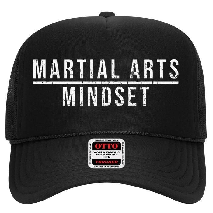 Martial Arts Mindset Martial Artist Vintage High Crown Mesh Back Trucker Hat