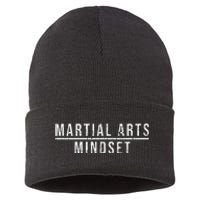 Martial Arts Mindset Martial Artist Vintage Sustainable Knit Beanie