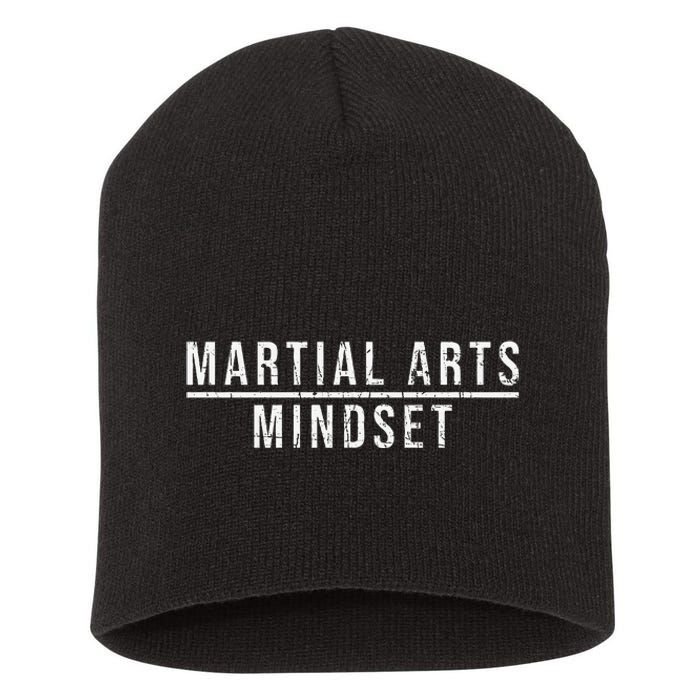 Martial Arts Mindset Martial Artist Vintage Short Acrylic Beanie