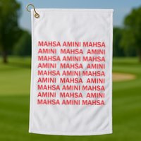 Mahsa Amini Mahsa Amini Golf Towel