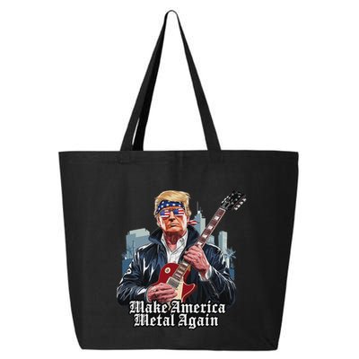 Make America Metal Again Trump Rock Heavy Music Thrash 25L Jumbo Tote