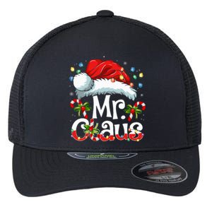 Mr And Mrs Claus Couples Matching Christmas Pajamas Santa Flexfit Unipanel Trucker Cap