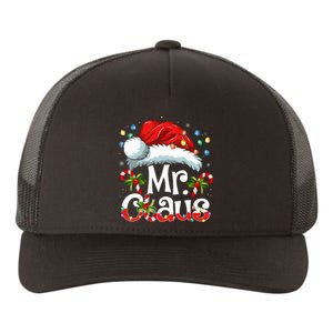 Mr And Mrs Claus Couples Matching Christmas Pajamas Santa Yupoong Adult 5-Panel Trucker Hat