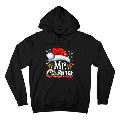 Mr And Mrs Claus Couples Matching Christmas Pajamas Santa Hoodie