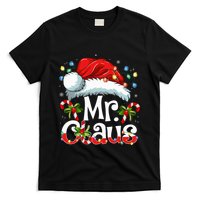 Mr And Mrs Claus Couples Matching Christmas Pajamas Santa T-Shirt