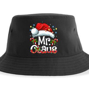 Mr And Mrs Claus Couples Matching Christmas Pajamas Santa Sustainable Bucket Hat