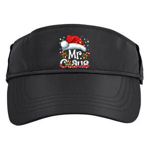 Mr And Mrs Claus Couples Matching Christmas Pajamas Santa Adult Drive Performance Visor