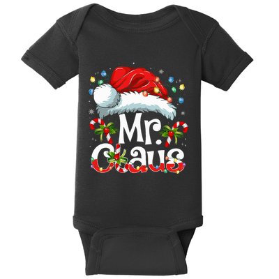 Mr And Mrs Claus Couples Matching Christmas Pajamas Santa Baby Bodysuit