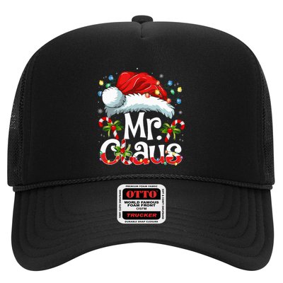 Mr And Mrs Claus Couples Matching Christmas Pajamas Santa Trucker Hat