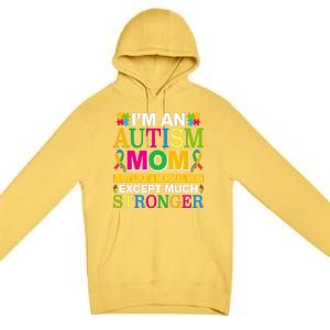 Motivational Autism Mom Colorful Autism Mom Autism Awareness Premium Pullover Hoodie