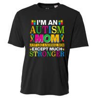 Motivational Autism Mom Colorful Autism Mom Autism Awareness Cooling Performance Crew T-Shirt