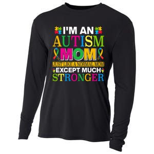 Motivational Autism Mom Colorful Autism Mom Autism Awareness Cooling Performance Long Sleeve Crew