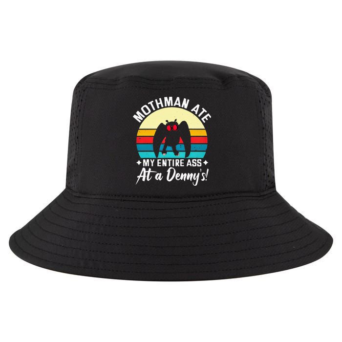 Mothman Ate My Entire Ass Mothman Cryptid Cool Comfort Performance Bucket Hat