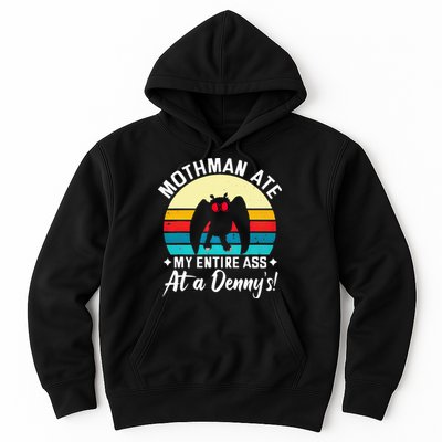 Mothman Ate My Entire Ass Mothman Cryptid Hoodie