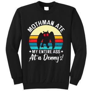 Mothman Ate My Entire Ass Mothman Cryptid Sweatshirt