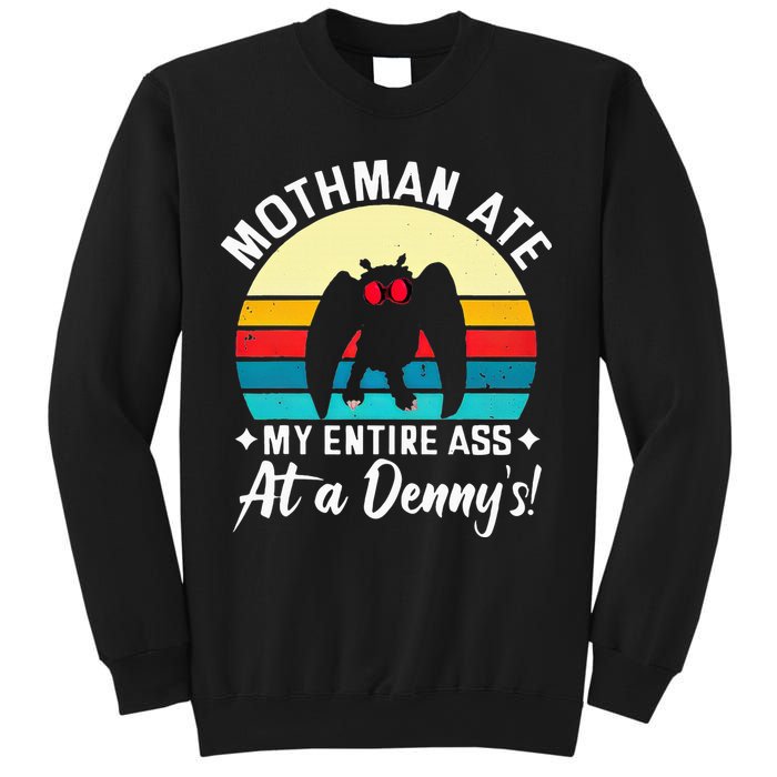 Mothman Ate My Entire Ass Mothman Cryptid Sweatshirt
