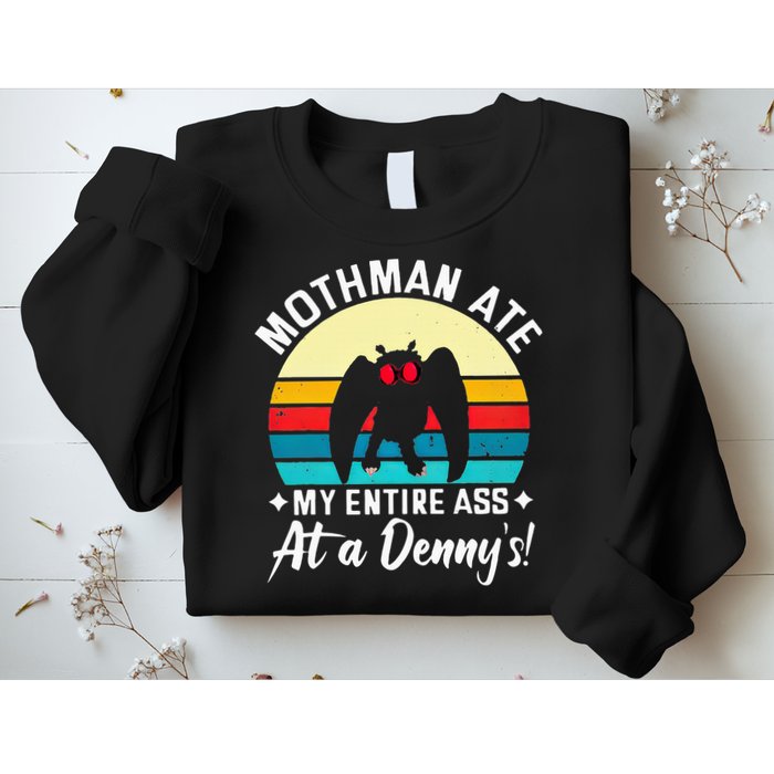Mothman Ate My Entire Ass Mothman Cryptid Sweatshirt