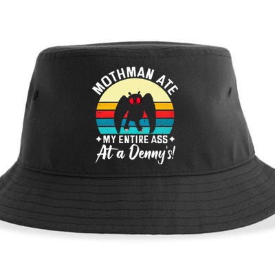 Mothman Ate My Entire Ass Mothman Cryptid Sustainable Bucket Hat