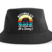 Mothman Ate My Entire Ass Mothman Cryptid Sustainable Bucket Hat