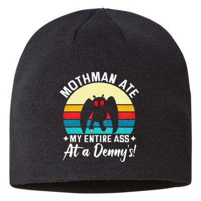 Mothman Ate My Entire Ass Mothman Cryptid Sustainable Beanie