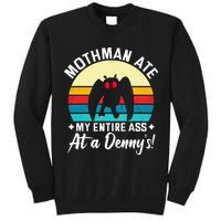 Mothman Ate My Entire Ass Mothman Cryptid Tall Sweatshirt