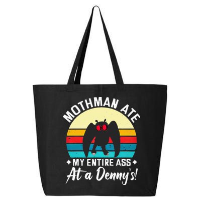 Mothman Ate My Entire Ass Mothman Cryptid 25L Jumbo Tote